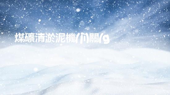 煤礦清淤泥機(jī)關(guān)鍵時(shí)辰！如何應(yīng)對(duì)都市排水系統(tǒng)的征詢題？